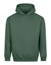 Bluza Z Kapturem Mieszanka Bawelny Poliestru JH111 - Moss Green