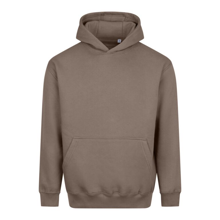 Bluza Z Kapturem Mieszanka Bawelny Poliestru JH111 - Natural Clay