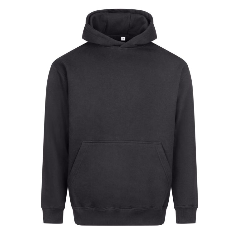 Bluza Z Kapturem Mieszanka Bawelny Poliestru JH111 - Solid Charcoal