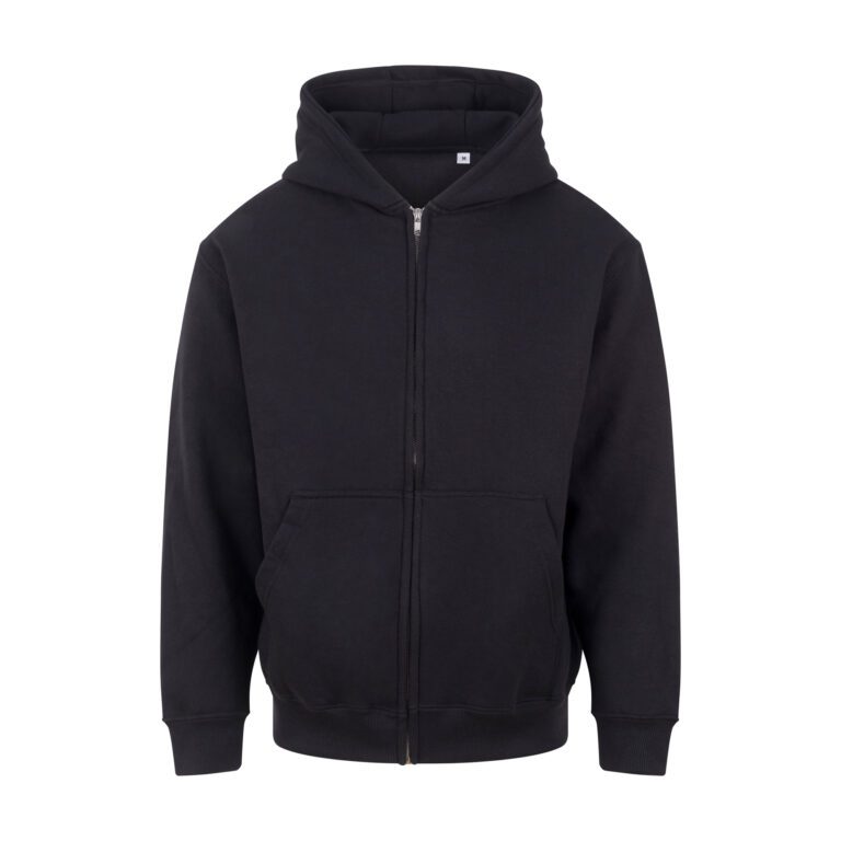 Bluza Rozpinana Luzny Kroj Polarowa JH115 - Deep Black