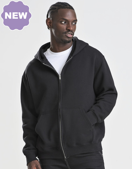 Bluza rozpinana z kapturem JH115 - Deep Black