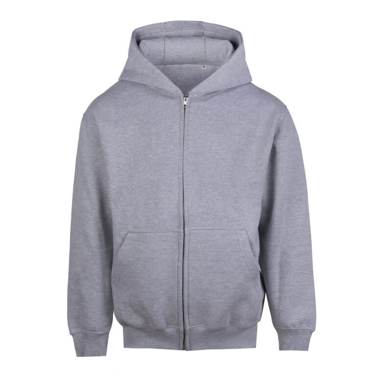 Bluza Rozpinana Luzny Kroj Polarowa JH115 - Heather Grey