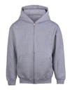 Bluza Rozpinana Luźny Krój Polarowa JH115 - Heather Grey