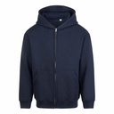 Bluza Rozpinana Luzny Kroj Polarowa JH115 - New French Navy
