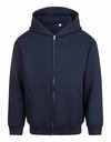Bluza Rozpinana Luzny Kroj Polarowa JH115 - New French Navy
