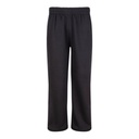 Spodnie Oversize Prosta Nogawka Bawełniane Szczotkowane JH128 - Deep Black