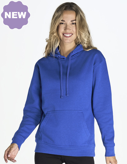 Bluza Z Kapturem Bawelniana Poliestrowa JHK420N - Ash Melange