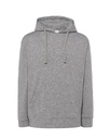 Bluza Z Kapturem Bawelniana Poliestrowa JHK420N - Grey Melange