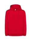 Bluza Z Kapturem Bawelniana Poliestrowa JHK420N - Red