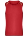 Koszulka Treningowa Bez Rekawow Odblaskowe Elementy JN1382 - Spicy Orange