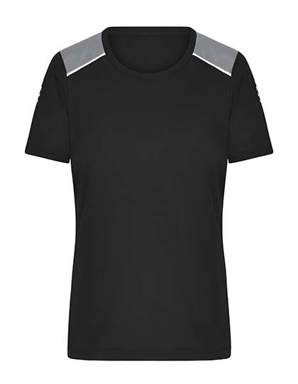 Koszulka Damska Sportowa Odblaskowa JN1383 - Black