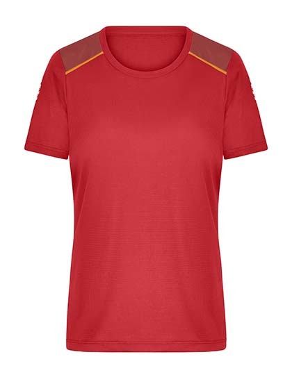 Koszulka Damska Sportowa Odblaskowa JN1383 - Spicy Orange