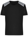 Koszulka Sportowa Meska Oddychajaca Szybkoschnaca JN1384 - Black