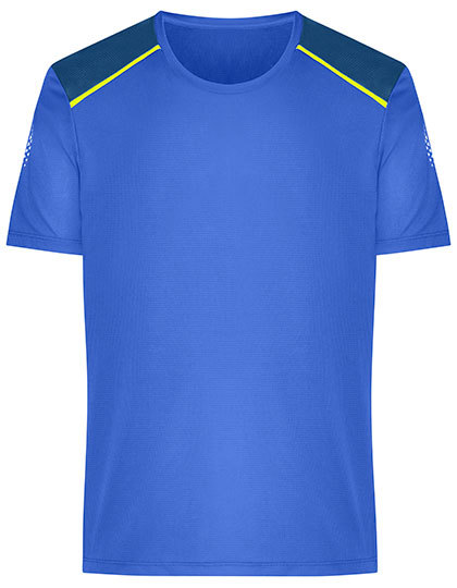 Koszulka Sportowa Meska Oddychajaca Szybkoschnaca JN1384 - Peacock Blue