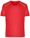 Koszulka Sportowa Meska Oddychajaca Szybkoschnaca JN1384 - Spicy Orange