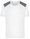 Koszulka Sportowa Meska Oddychajaca Szybkoschnaca JN1384 - White