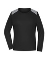 Koszulka Sportowa Długi Rękaw Oddychająca JN1385 - Black
