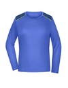 Koszulka Sportowa Dlugi Rekaw Oddychajaca JN1385 - Peacock Blue