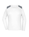 Koszulka Sportowa Dlugi Rekaw Oddychajaca JN1385 - White