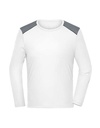 Koszulka Longsleeve Sportowa Odblaskowa JN1386 - White