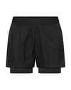 Spodenki do Biegania 2w1 Oddychajace JN1395 - Black