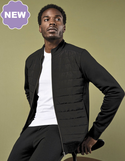 Bluza Klasyczna Pikowana Na Zamek K331 - Black