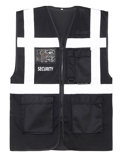 Kamizelka Siatkowa Odblaskowa Security KX146S - Black