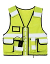 Kamizelka Taktyczna Odblaskowa Poliestrowa KX147 - Yellow