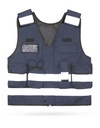 Kamizelka Taktyczna Odblaskowa Poliester KX162 - Dark Navy