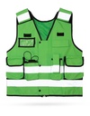 Kamizelka Taktyczna Odblaskowa Poliester KX162 - Green
