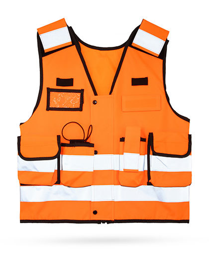 Kamizelka Taktyczna Odblaskowa Poliester KX162 - Signal Orange