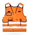 Kamizelka Taktyczna Odblaskowa Poliester KX162 - Signal Orange