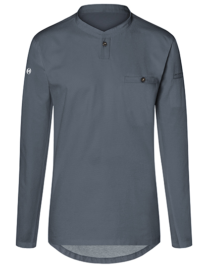 Koszulka polo z długim rękawem KY159 - Anthracite