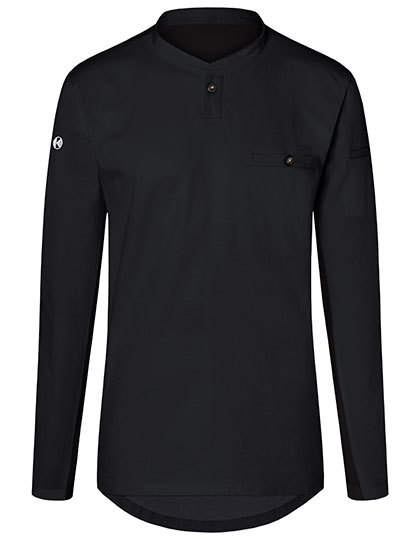 Koszulka polo z długim rękawem KY159 - Black