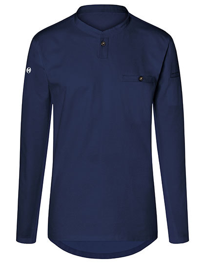 Polo z długim rękawem KY159 - Navy