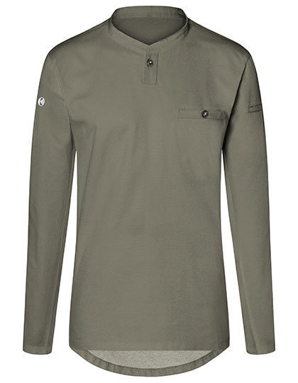 Koszulka polo z długim rękawem KY159 - Sage (ca. Pantone 416C)