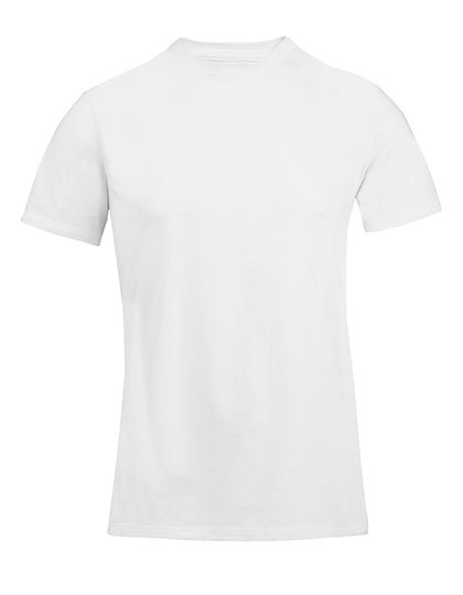 Koszulka Klasyczna Bawelna Poliester z Recyklingu L04461 - Recycled White
