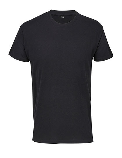 Koszulka Meska Nowoczesny Kroj Bawelniana L04728 - Black 650