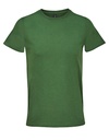 Koszulka Meska Nowoczesny Kroj Bawelniana L04728 - Dark Green 674