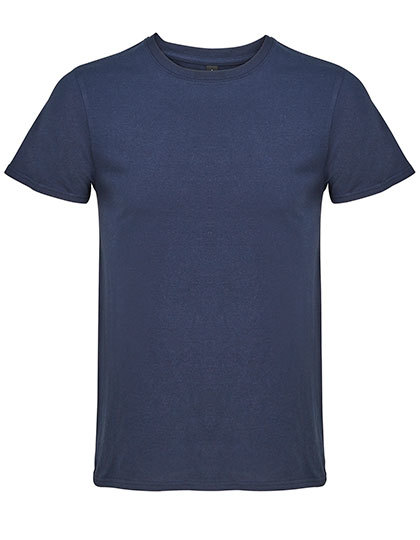 Koszulka Męska Nowoczesny Krój Bawełniana L04728 - French Marine 679