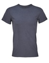 Koszulka Meska Nowoczesny Kroj Bawelniana L04728 - Grey 660