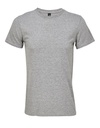 Koszulka Meska Nowoczesny Kroj Bawelniana L04728 - Grey Melange