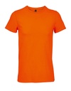 Koszulka Meska Nowoczesny Kroj Bawelniana L04728 - Orange 657