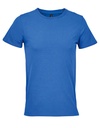 Koszulka Meska Nowoczesny Kroj Bawelniana L04728 - Royal Blue 666