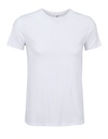 Koszulka Meska Nowoczesny Kroj Bawelniana L04728 - White 653
