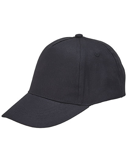 Czapka 5-panelowa Bawelniana L04745 - Black