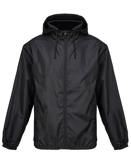 Kurtka Wodoodporna Wiatroszczelna Poliester L04758 - Black