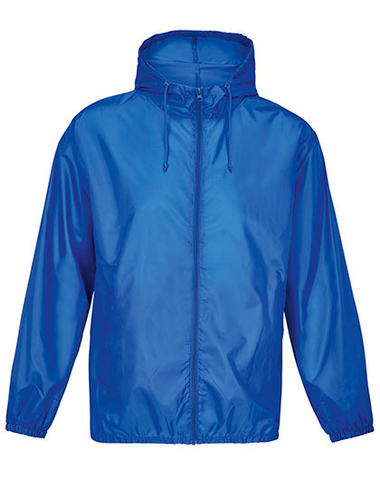 Kurtka Wodoodporna Wiatroszczelna Poliester L04758 - Royal Blue 241