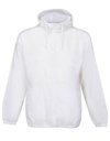 Kurtka Wodoodporna Wiatroszczelna Poliester L04758 - White
