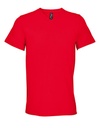 Koszulka Męska V-neck Bawełniana L04765 - Red